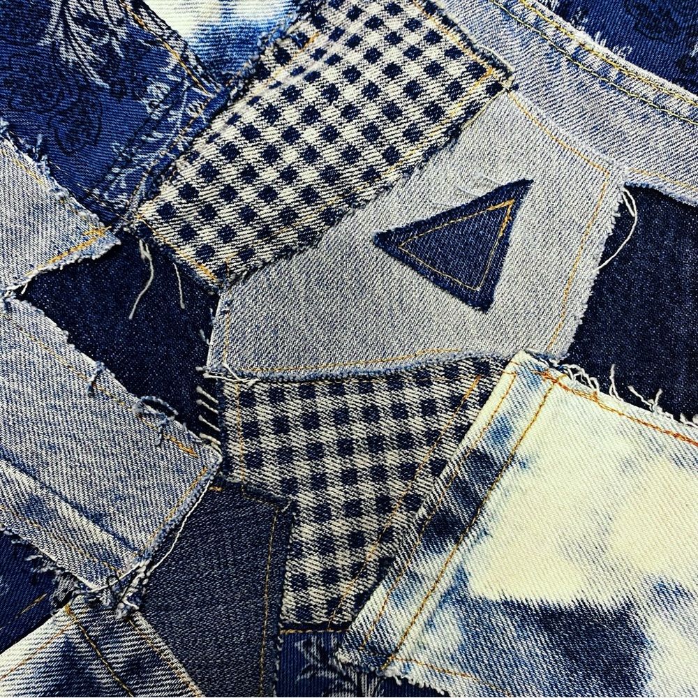 Denim patchwork jeans - Picture 9 of 10